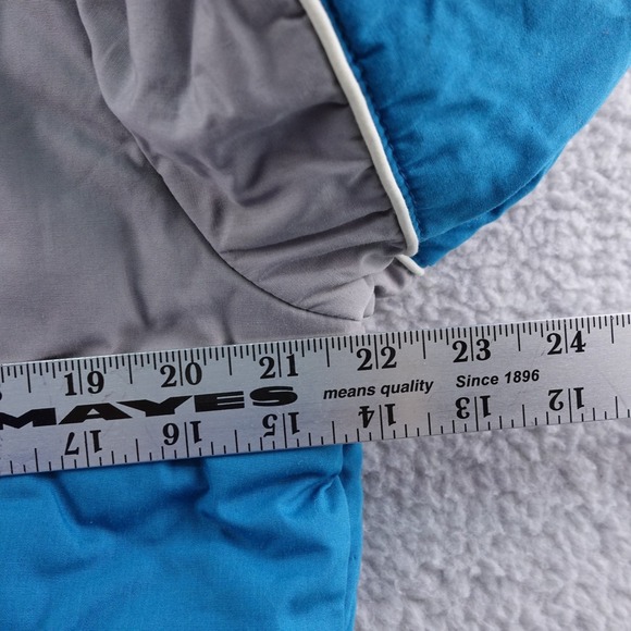 Vintage 80s Mens L OP Ocean Pacific Color Block Puffer Jacket Weather Wear Snow‎ - Picture 8 of 9